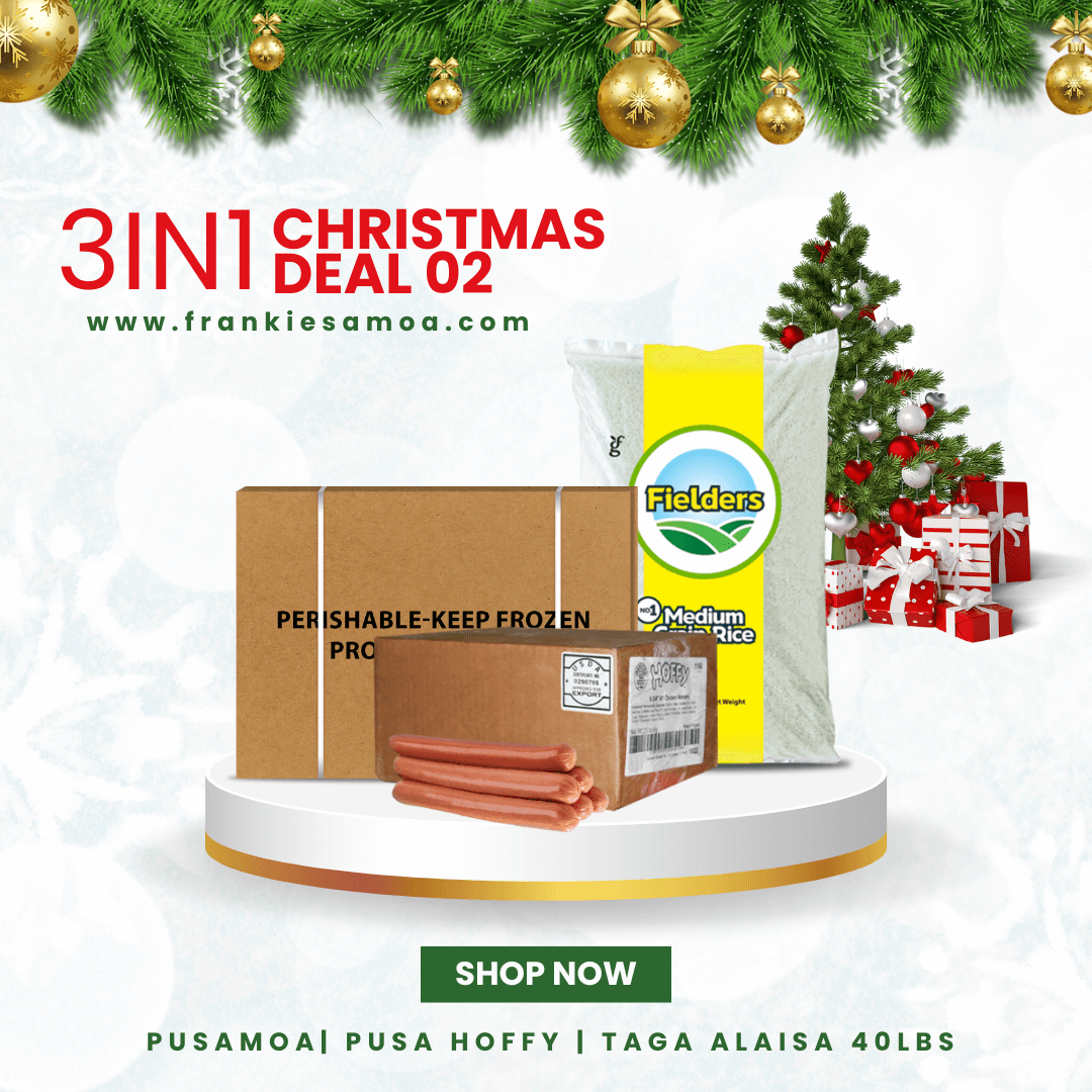 3IN1 Christmas Deal 02 - Pusamoa 15kg + Taga Alaisa 40lbs + Pusa Sosisi Hoffy 10lbs