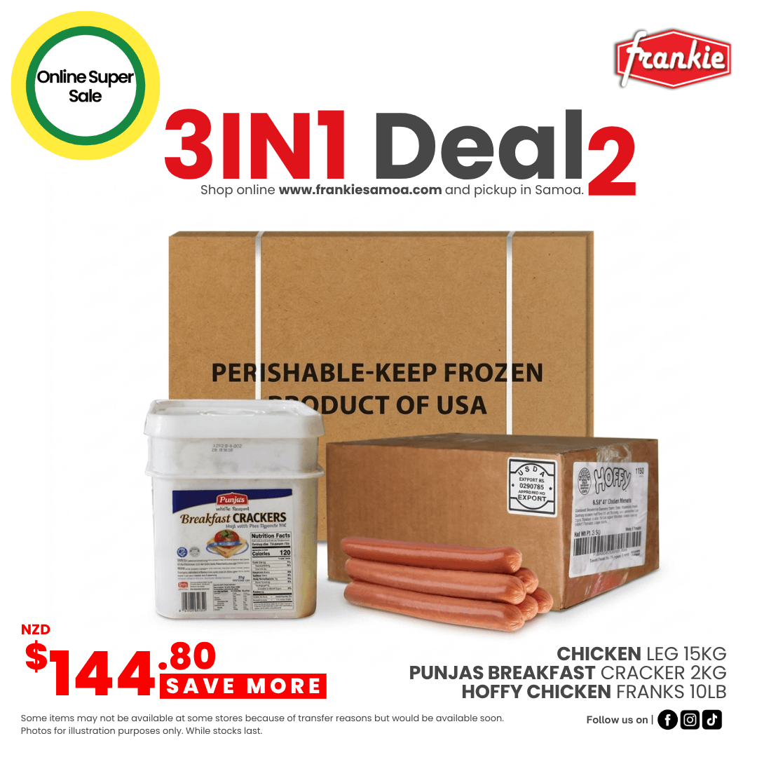 3IN1 Deal 02 - Pusamoa 15kg + Pusa Sosisi 10lbs + Paelo Masi 2kg