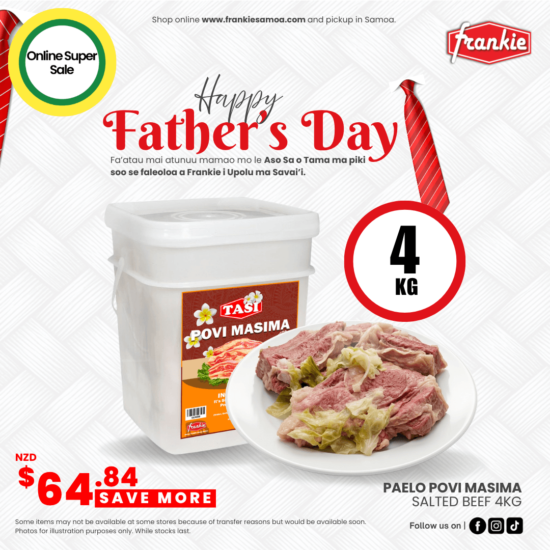 Povi Masima 4kg Pail (Salted Beef)