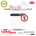 Samax Washing Machine Twin Tub 12kg