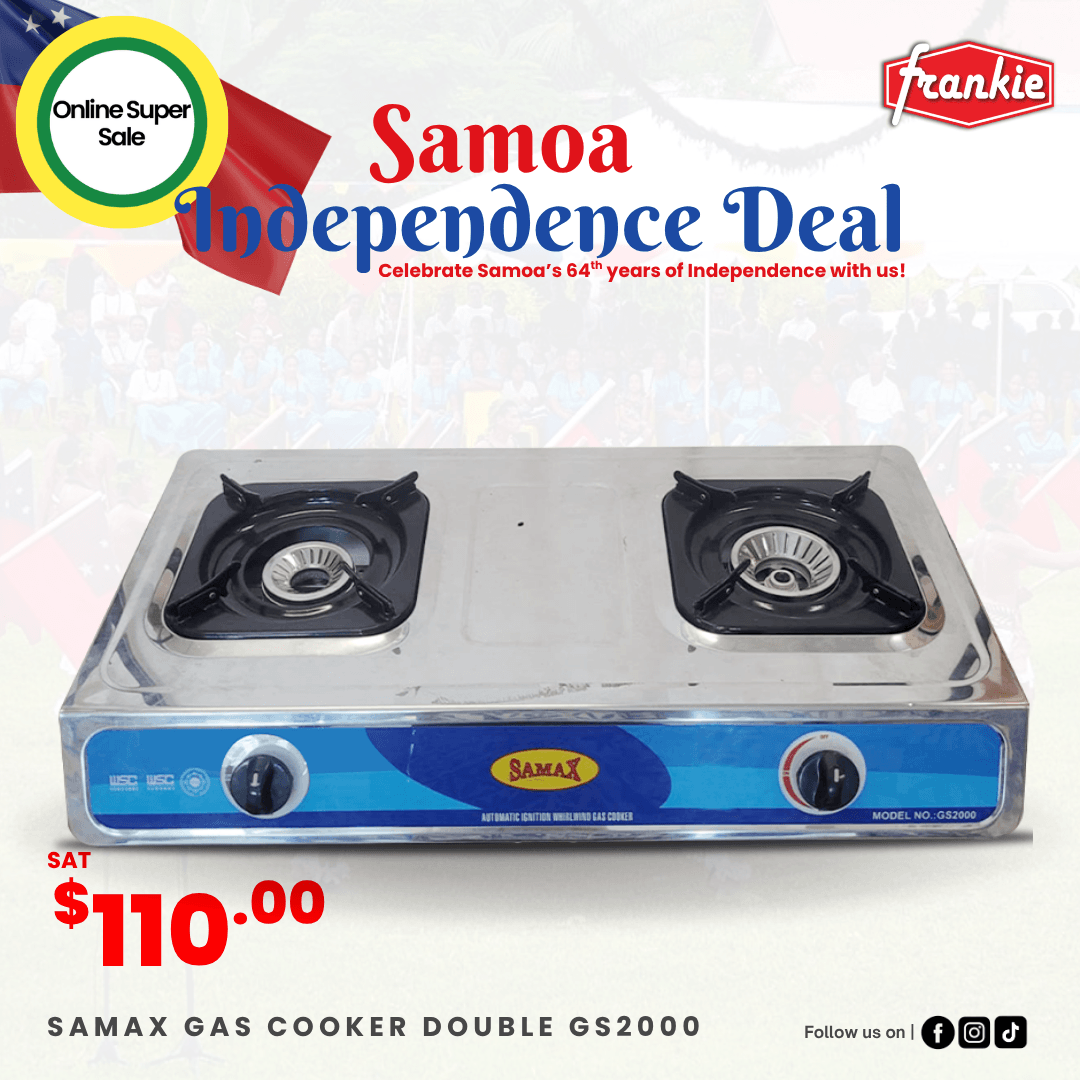 Samax Gas Cooker Double GS2000