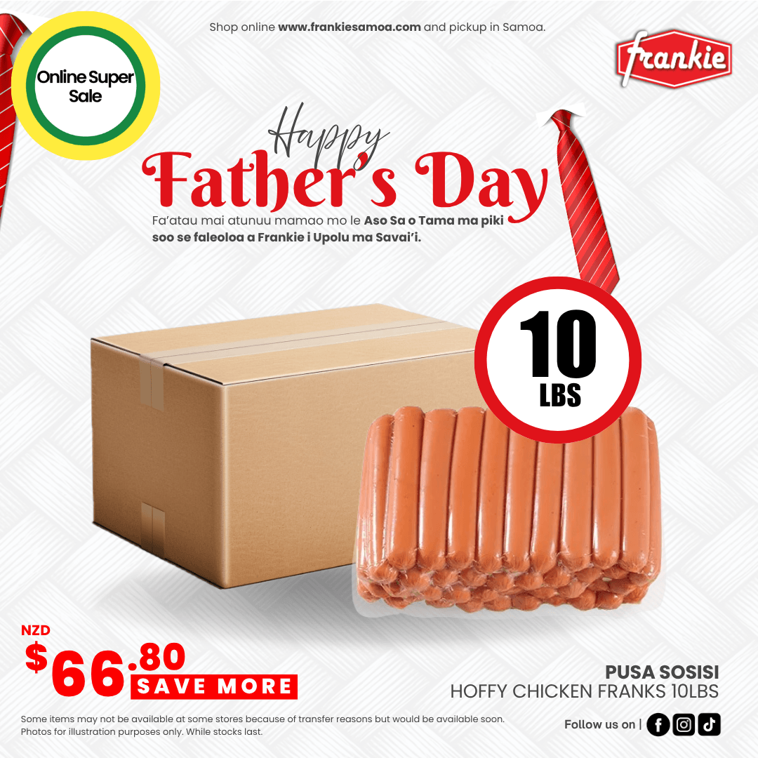 Hoffy Chicken Franks 10lbs/4.54kg