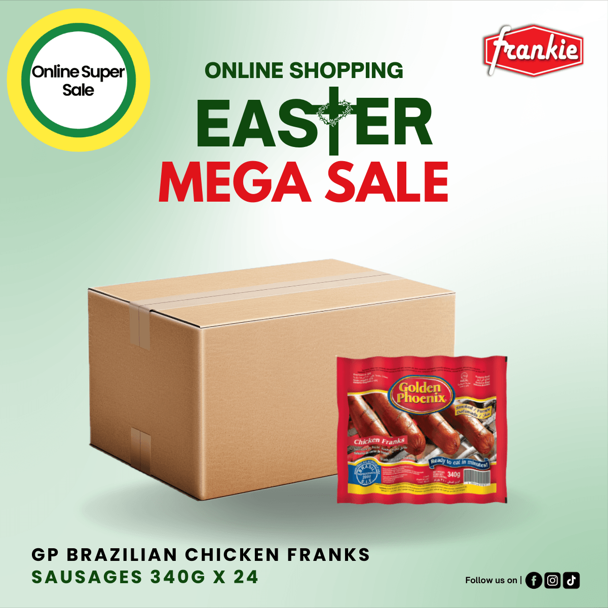 GP Brazilian Chicken Franks 340g x 24