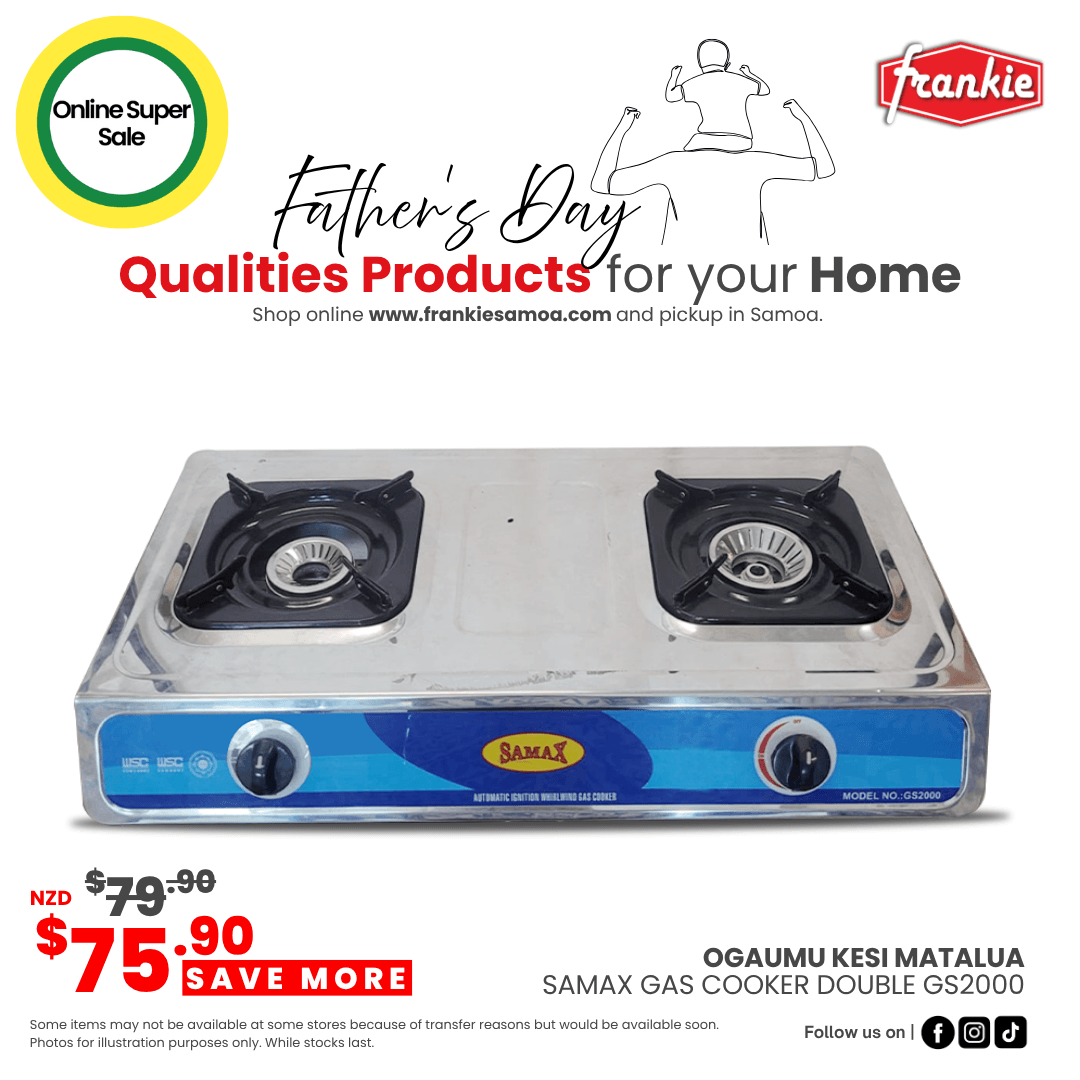 Samax Gas Cooker Double GS2000