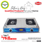 Samax Gas Cooker Double GS2000