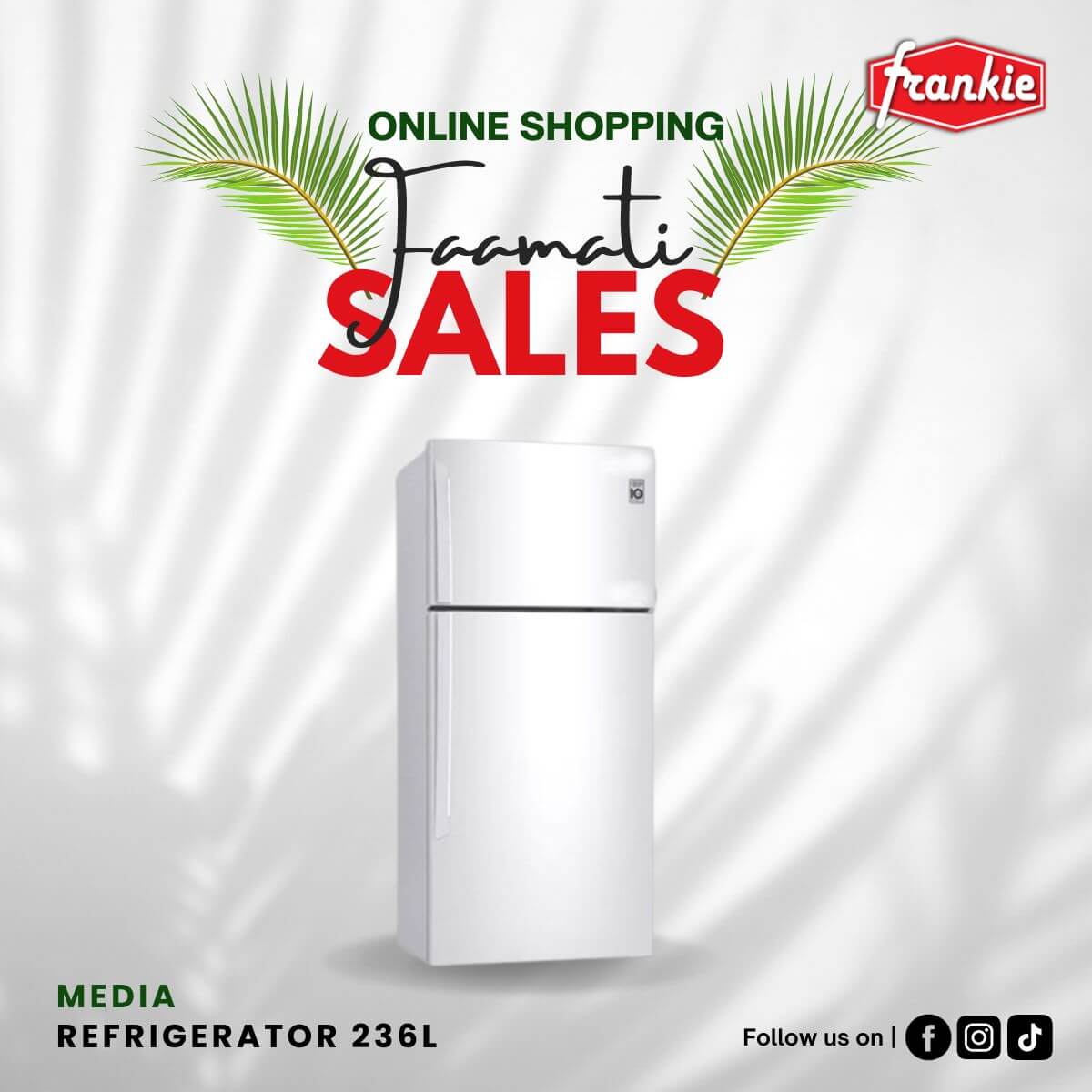 Media Refrigerator 236L [Limited Stock] - Available only at Frankie Matautu