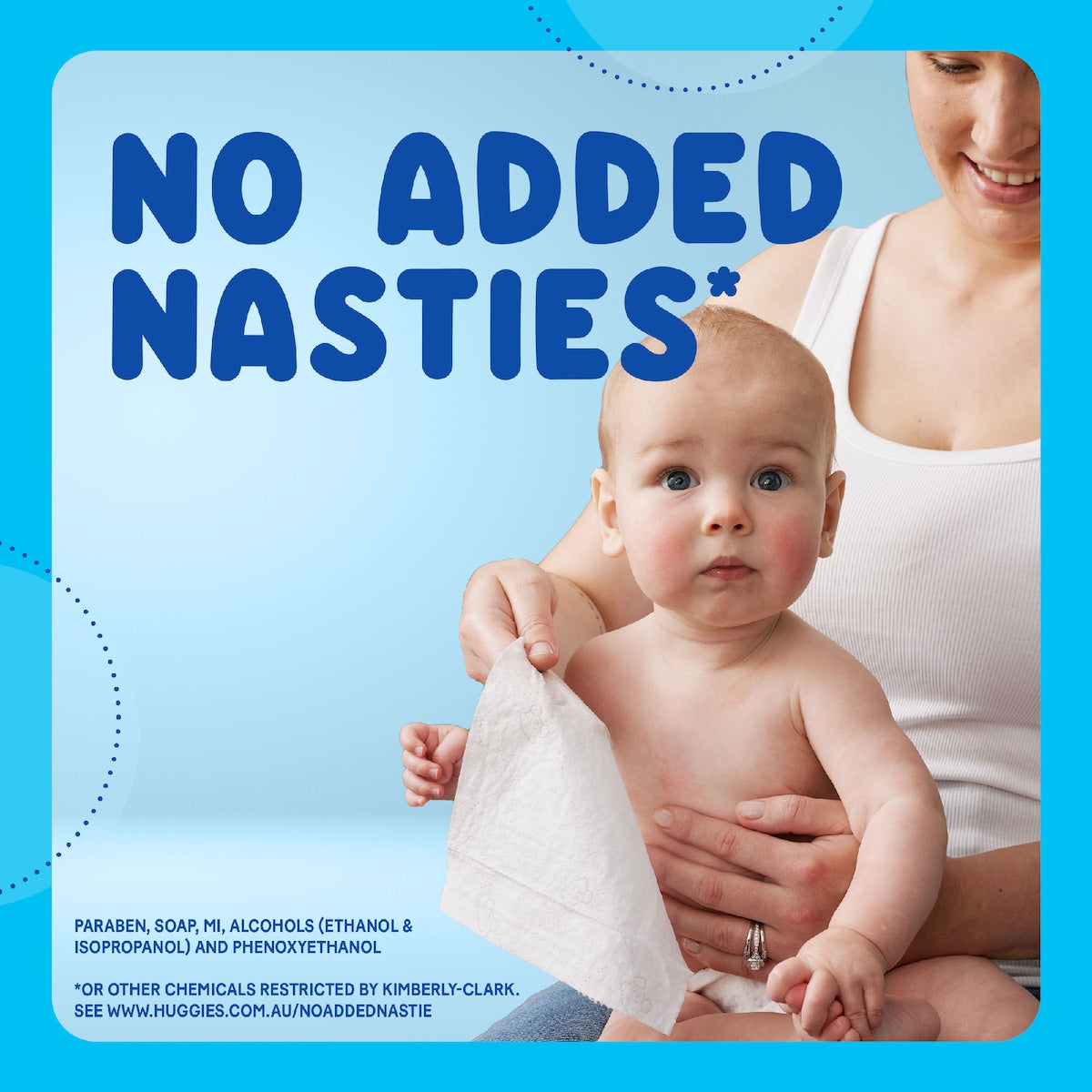 Huggies Baby Wipes Coconut Oil, 80 Pack - Frankie Supermarket