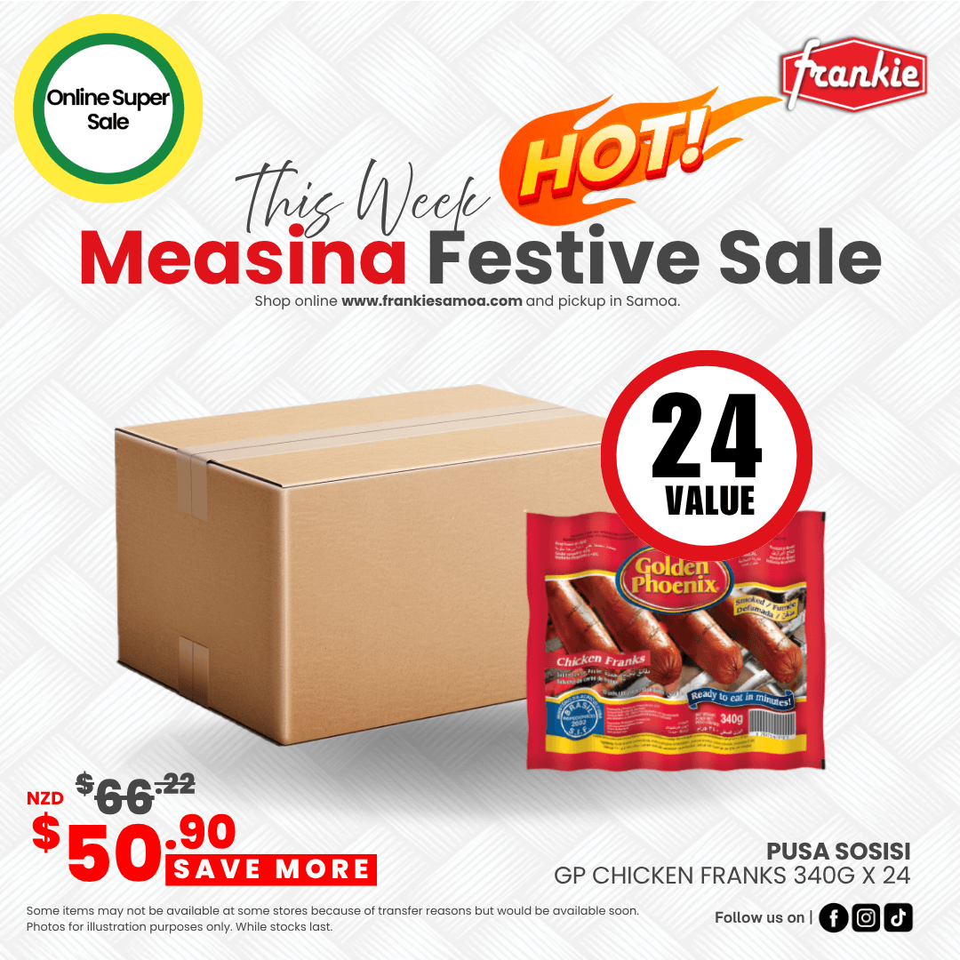 GP Brazilian Chicken Franks 340g x 24