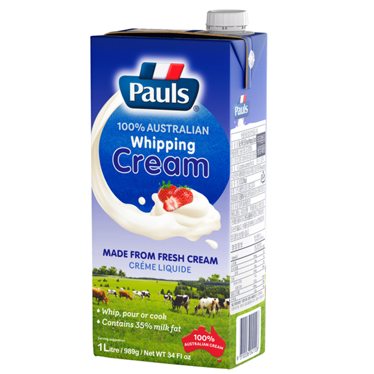 Pauls Whipping Cream EXP 1ltr