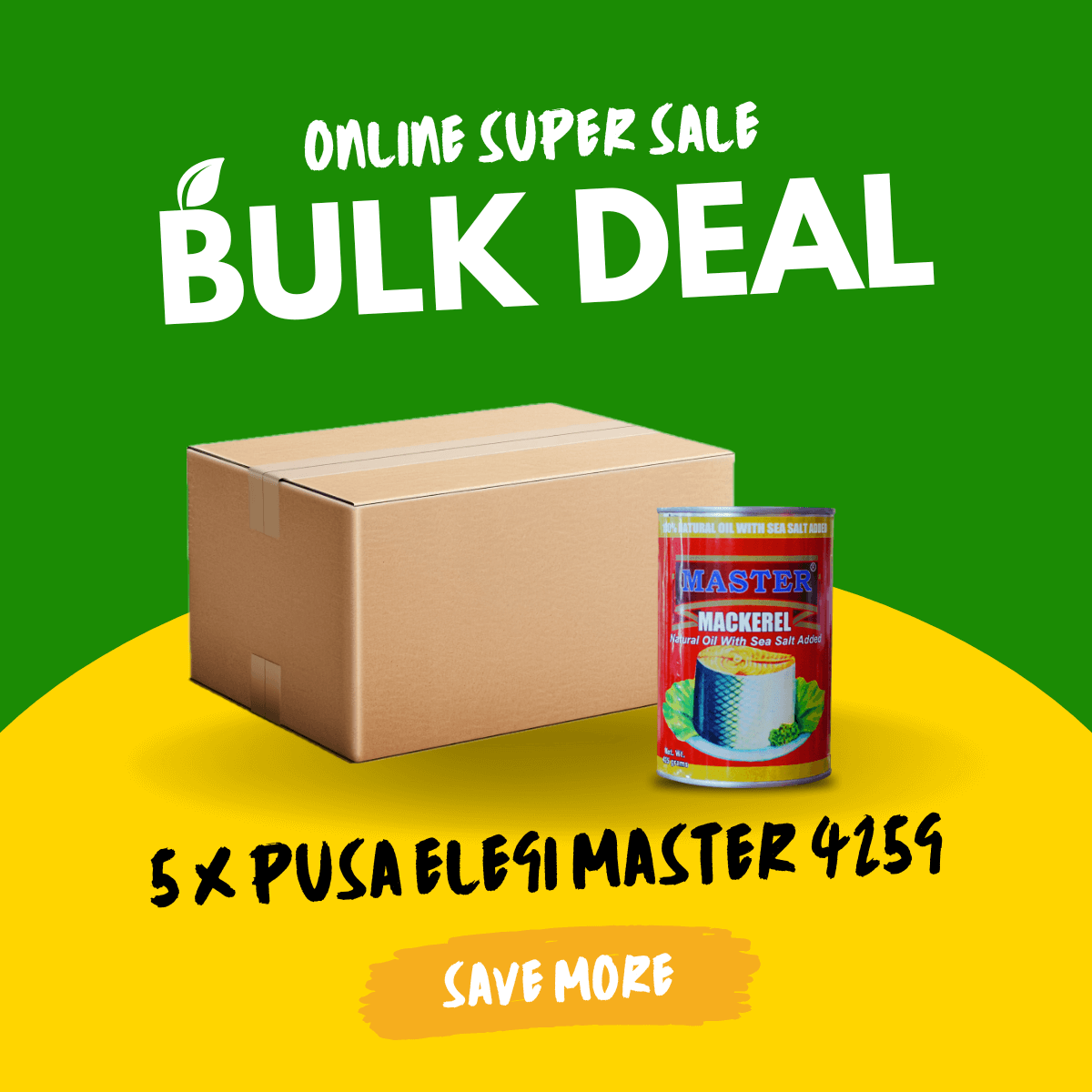 Fa'alavelave Combo - 10 Master Mackerel Natural Oil 425gx8 | 10 Pusa Apa