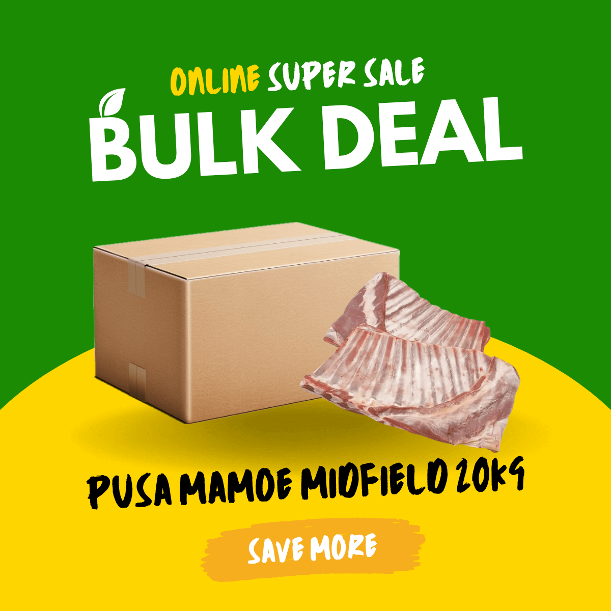 MIdfield Lamb Flap 20kg