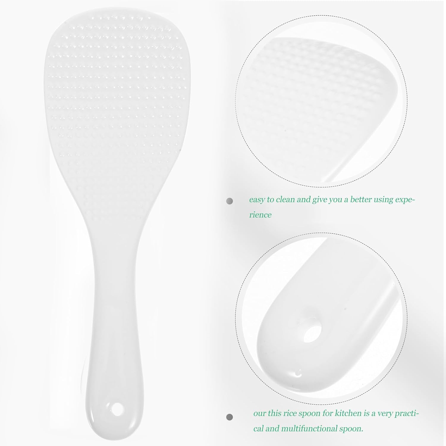 Rice Plastic Spoon (White) $2.50 - Frankie Supermarket