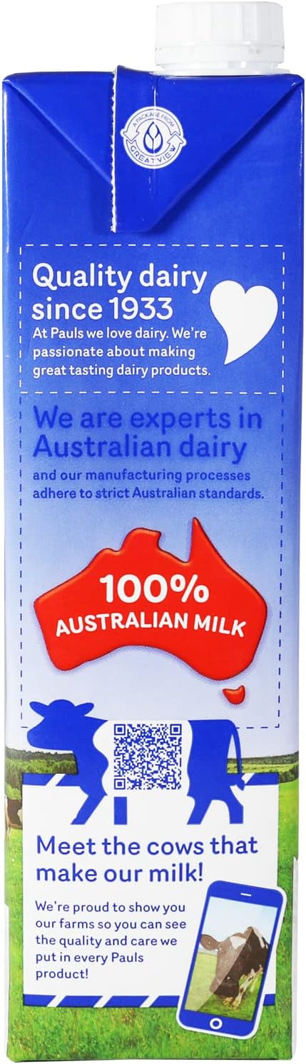 Pauls Pure Milk 1ltr x 12