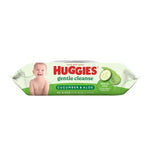 Huggies Baby Wipes Cucumber & Aloe 80 Pack - Frankie Supermarket