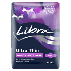 Libra Ultra Thin Goodnight 10's