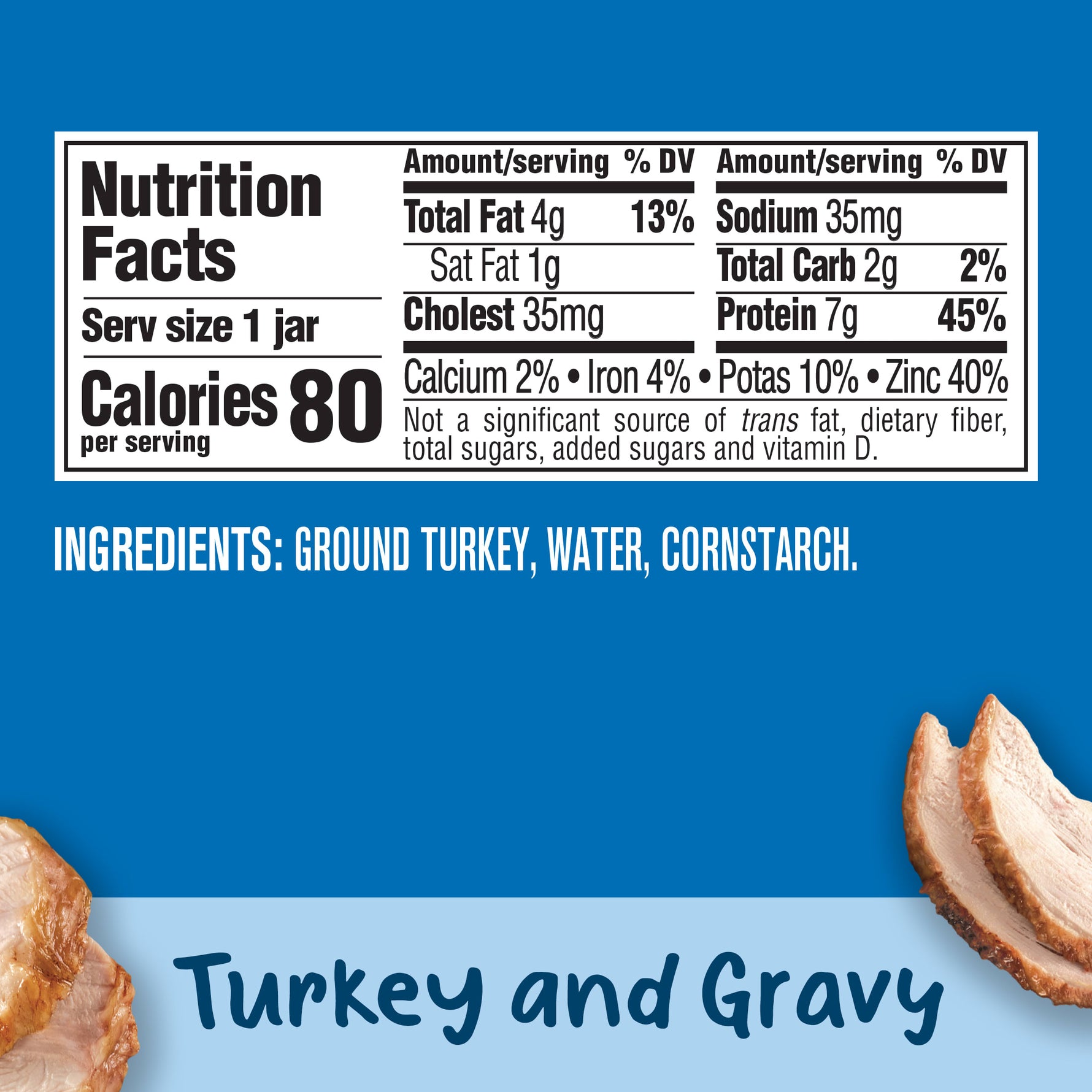 Gerber Baby Food Turkey In Gravy 2.5oz