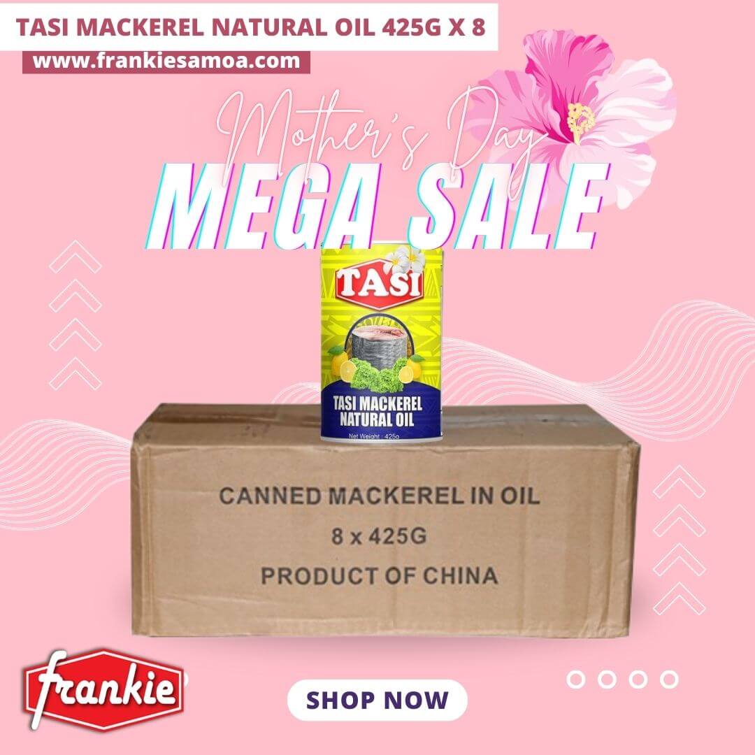 Tasi Mackerel Natural Oil 425g x 8