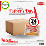 Minu Chicken Franks Sausage 340g x 24