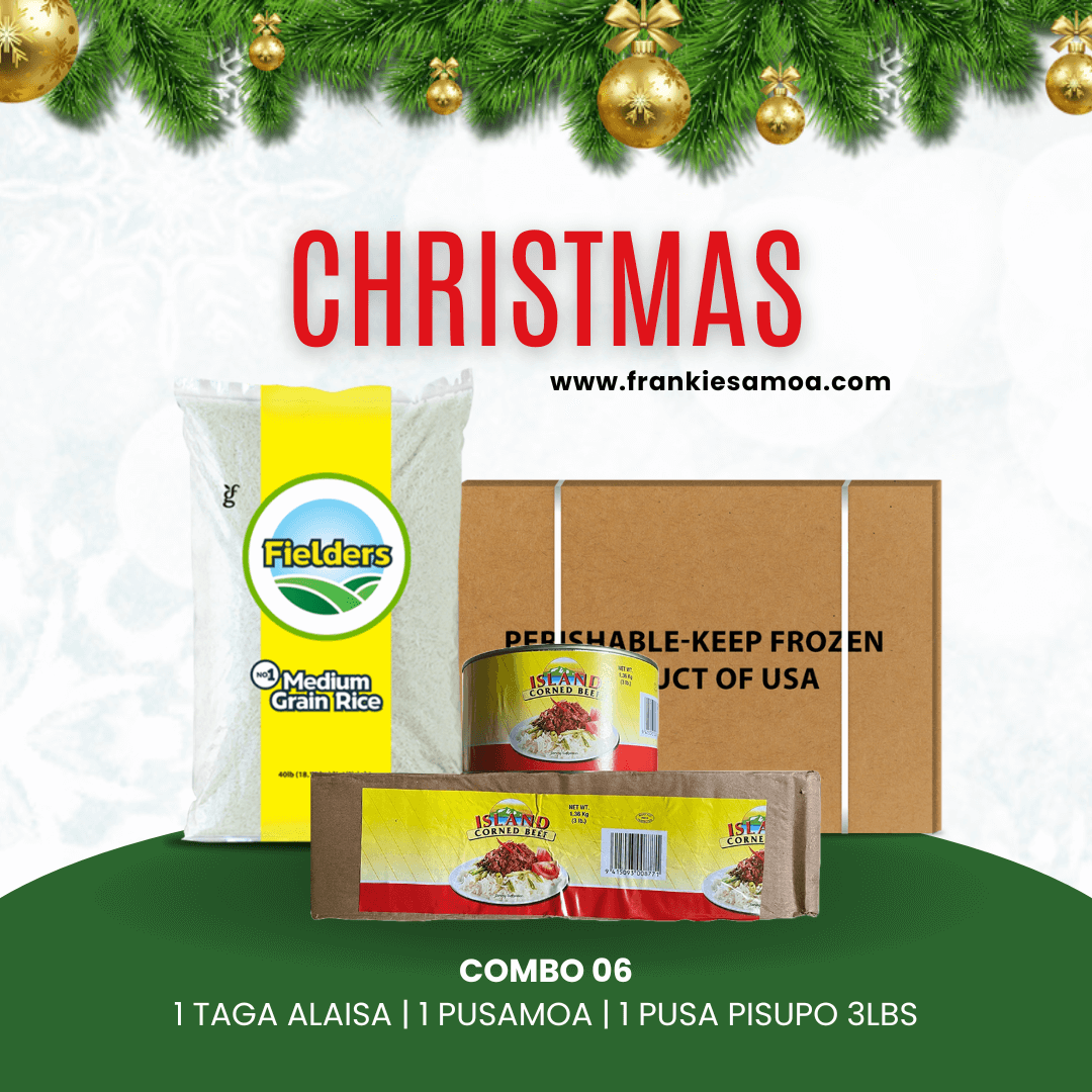 Christmas Combo 06 - 1 Rice 40lbs + 1 Chicken Leg Quarter 15kg + 1 Island Corned Beef 3lbs/2