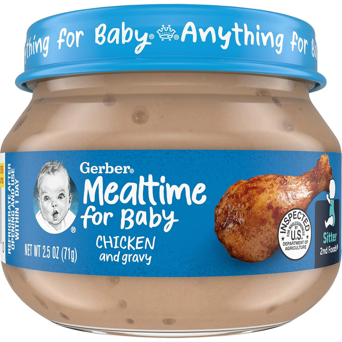 Gerber Baby Food Beef Gravy 2nd 2.5oz