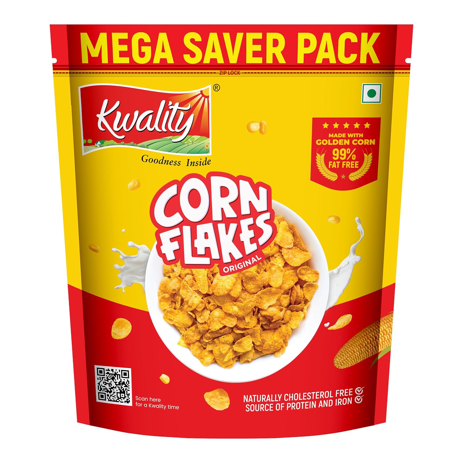 Kwality Corn Flakes 500g - Frankie Supermarket