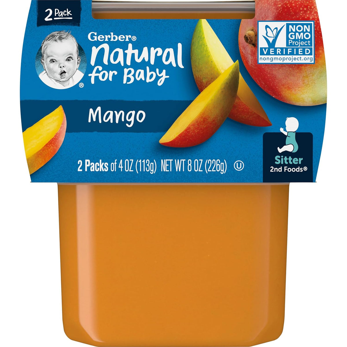 Gerber Baby Food Mango 4oz