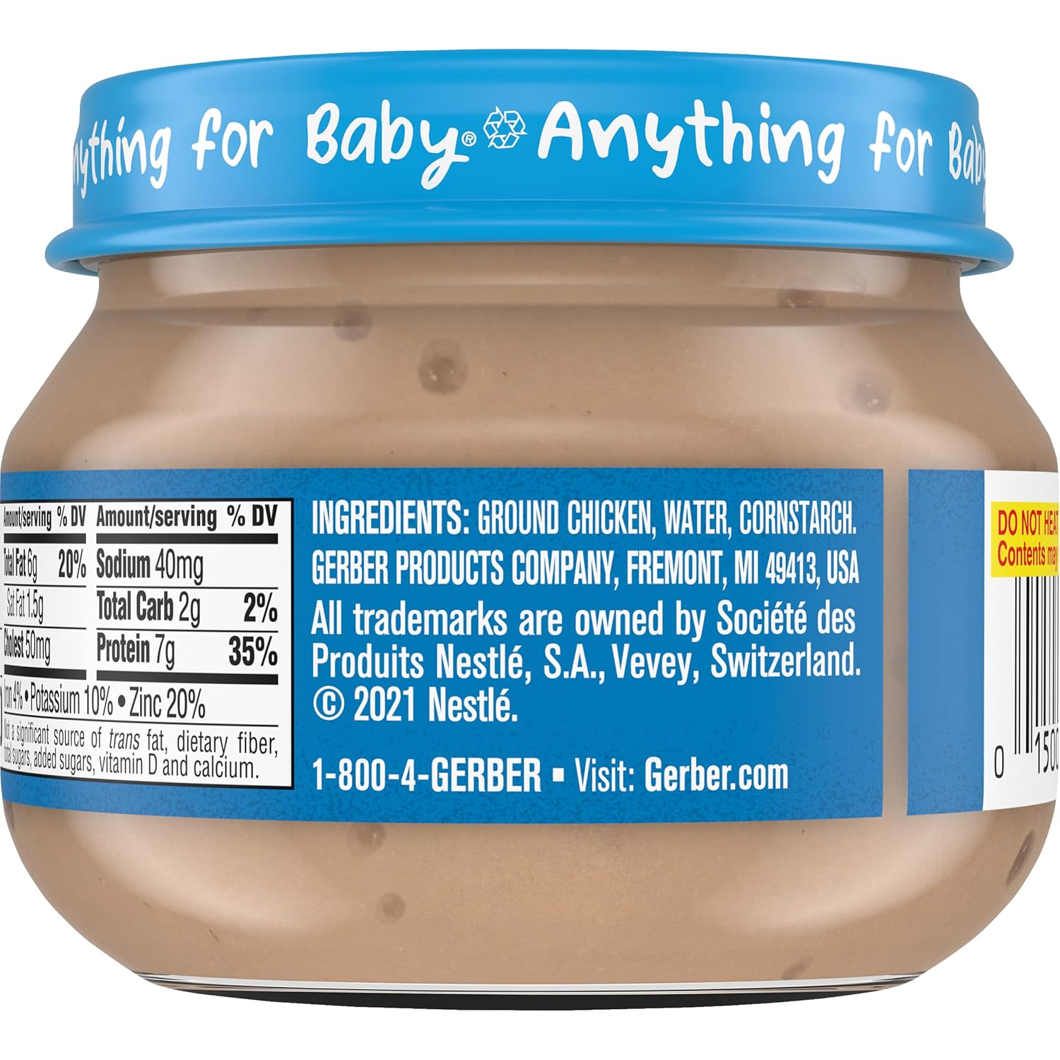 Gerber Baby Food Beef Gravy 2nd 2.5oz