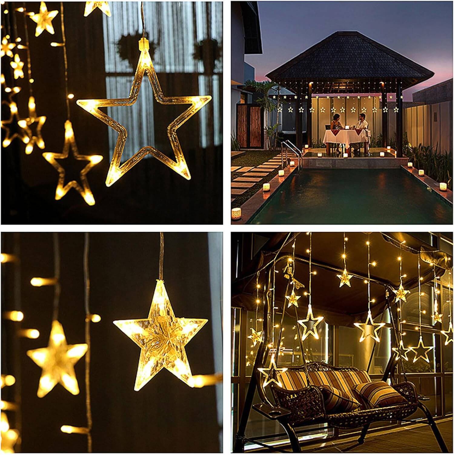 3M Christmas Curtain Light