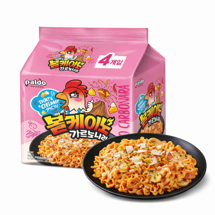 Paldo Vol/Carbonara Chicken 130g x 4pcs