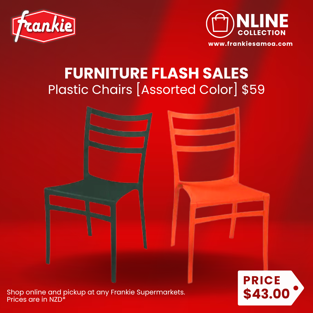Plastic Chairs [Assorted Color] $59