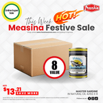 Master Sardine in Natural Oil 425g x 8 - Frankie Supermarket