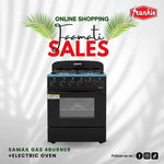 Samax Gas 4Burner+Electric Oven - Frankie Supermarket