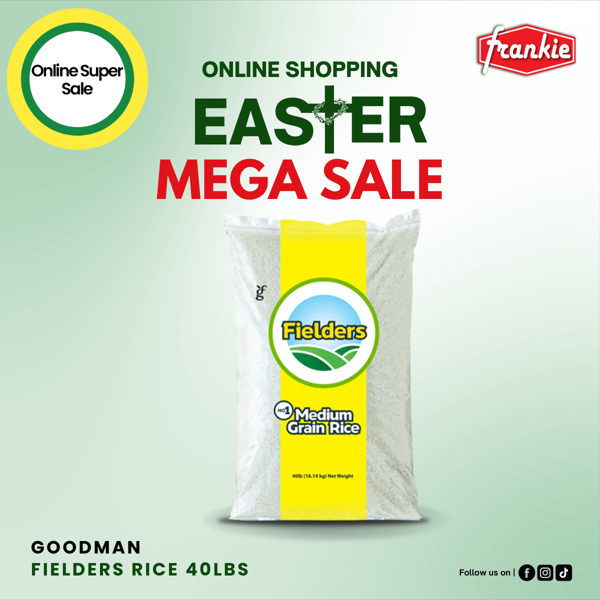 Rice Goodman Fielders 40lb