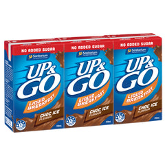 Sanitarium UP&GO Choc Ice No Sugar 250ml x 3pcs