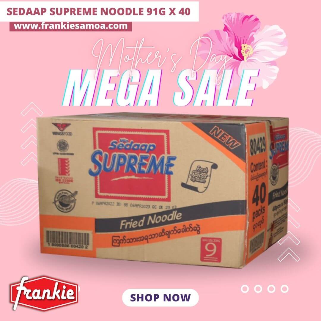 Sedaap Supreme Fried Noodle 90gx40 | Box