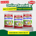 Master Premium Mackerel Natural Oil 425g x 3