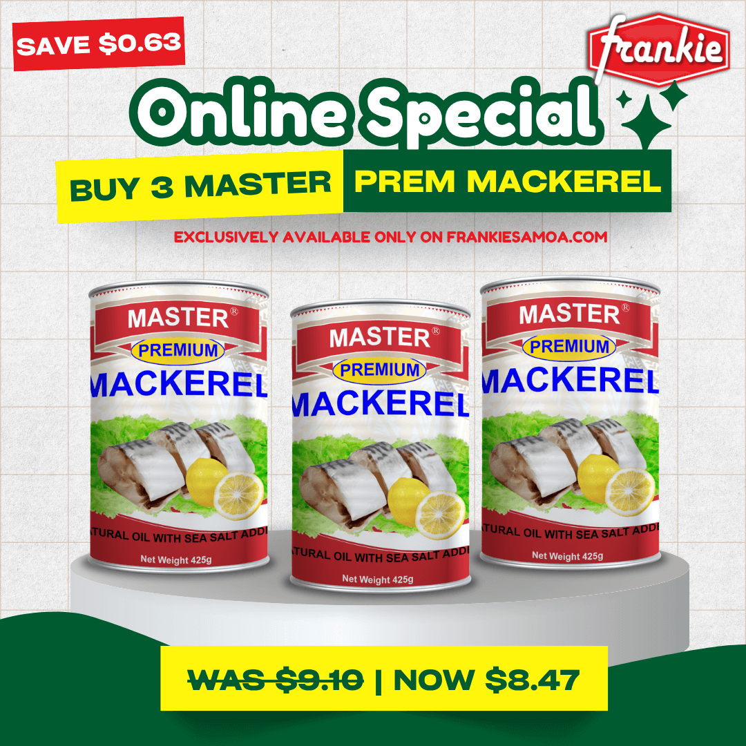 Master Premium Mackerel Natural Oil 425g x 3