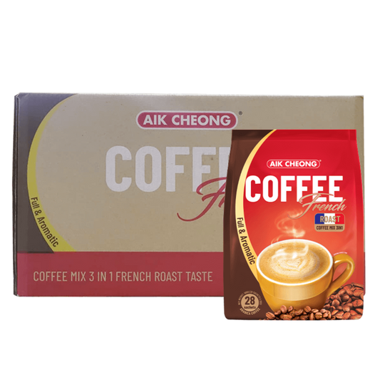 Aik Cheong Coffee Mix packaging with a single packet on a white background
