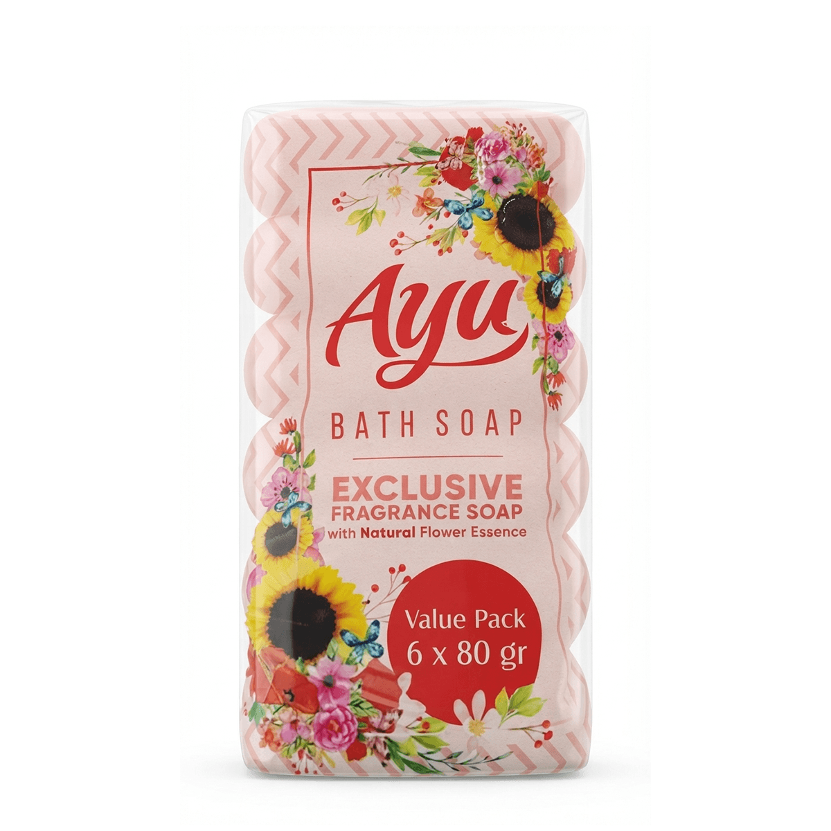 Ayu Soap Assorted 80g x 6pcs - Frankie Supermarket