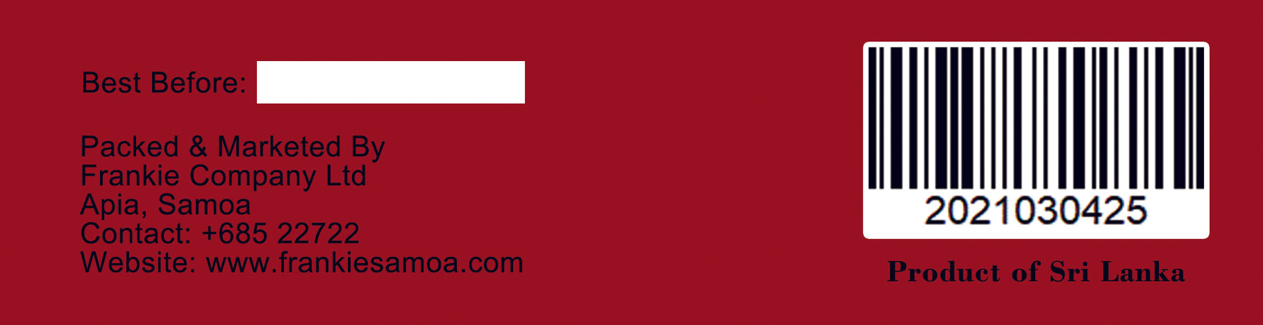 Tasi Ceylon Tea 2G, 25'S