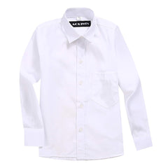 Boys Long Sleeves White Shirt Size (24-40)