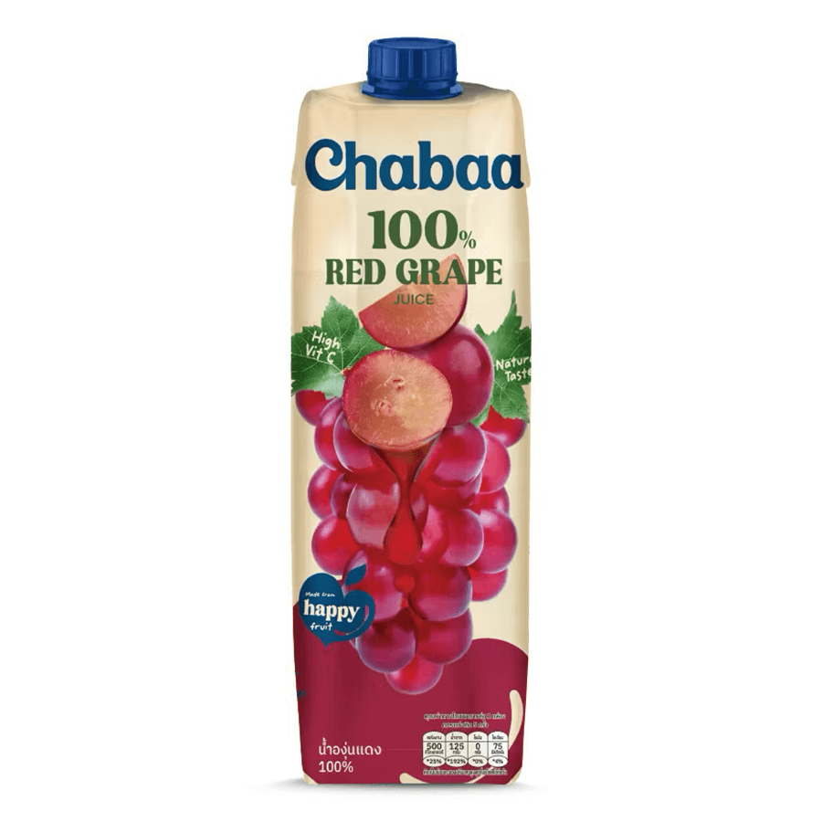 CHABAA Juice 100% 1Litre [Assorted Flavors] - Frankie Supermarket