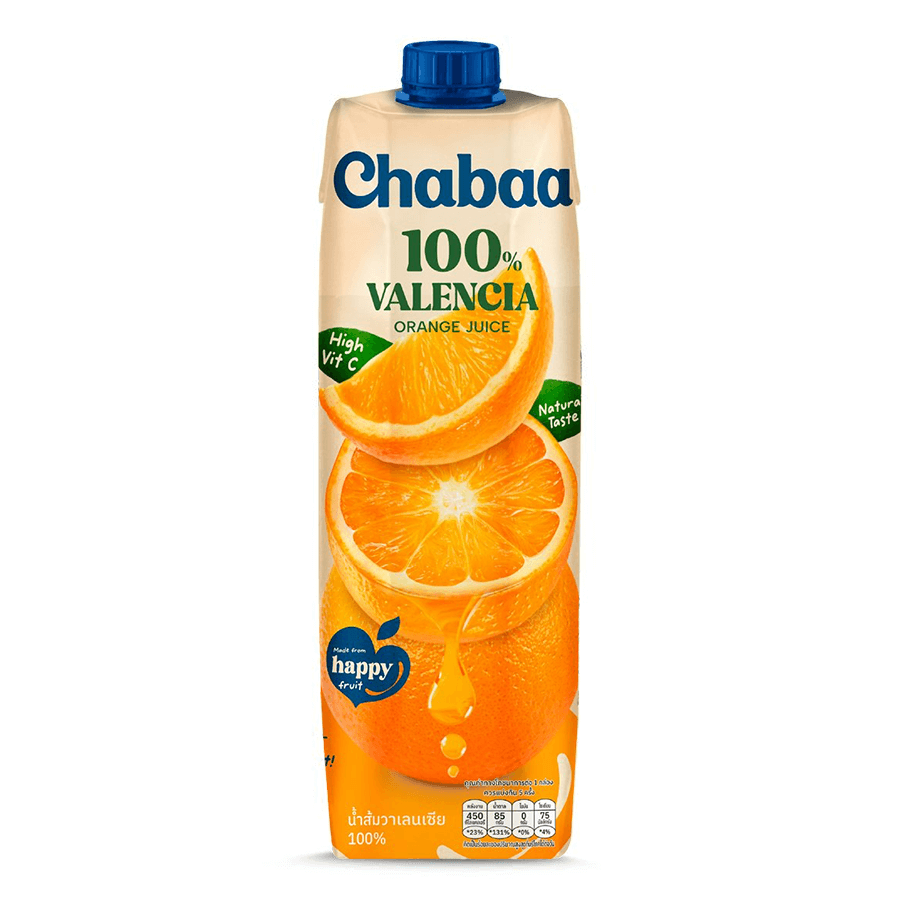 CHABAA Juice 100% 1Litre [Assorted Flavors] - Frankie Supermarket