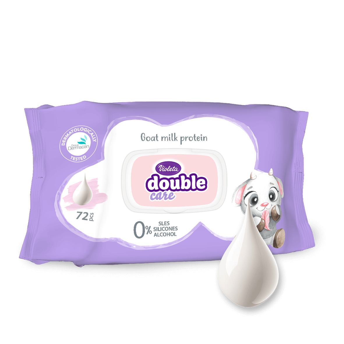 Violeta Baby Care Wipes 72's