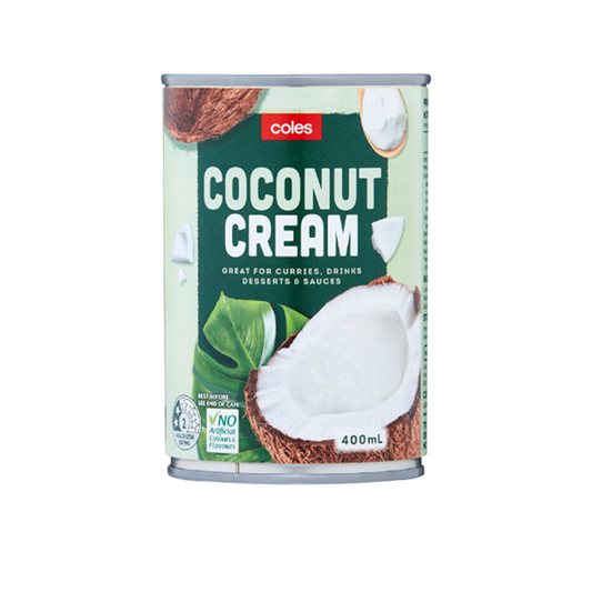 Coles Coconut Cream 400ml