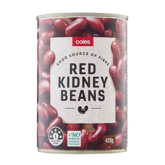 Coles Red Kidneys Beans 420g