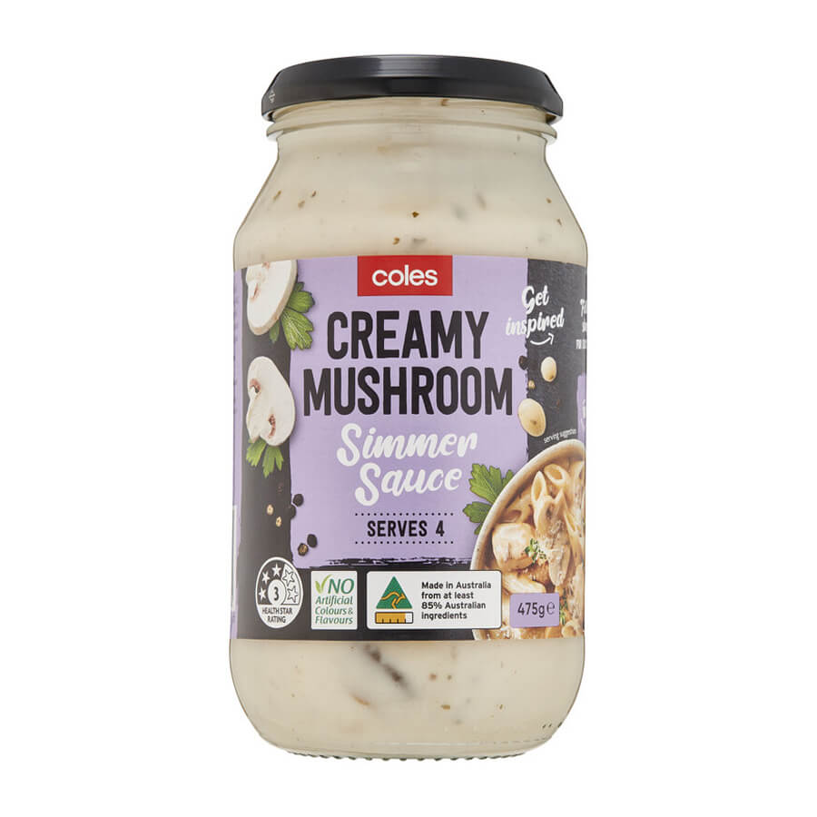 Coles Creamy Mushroom 475g