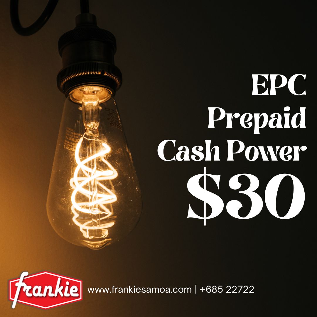 EPC Prepaid Power - $30 Tala - Frankie Supermarket