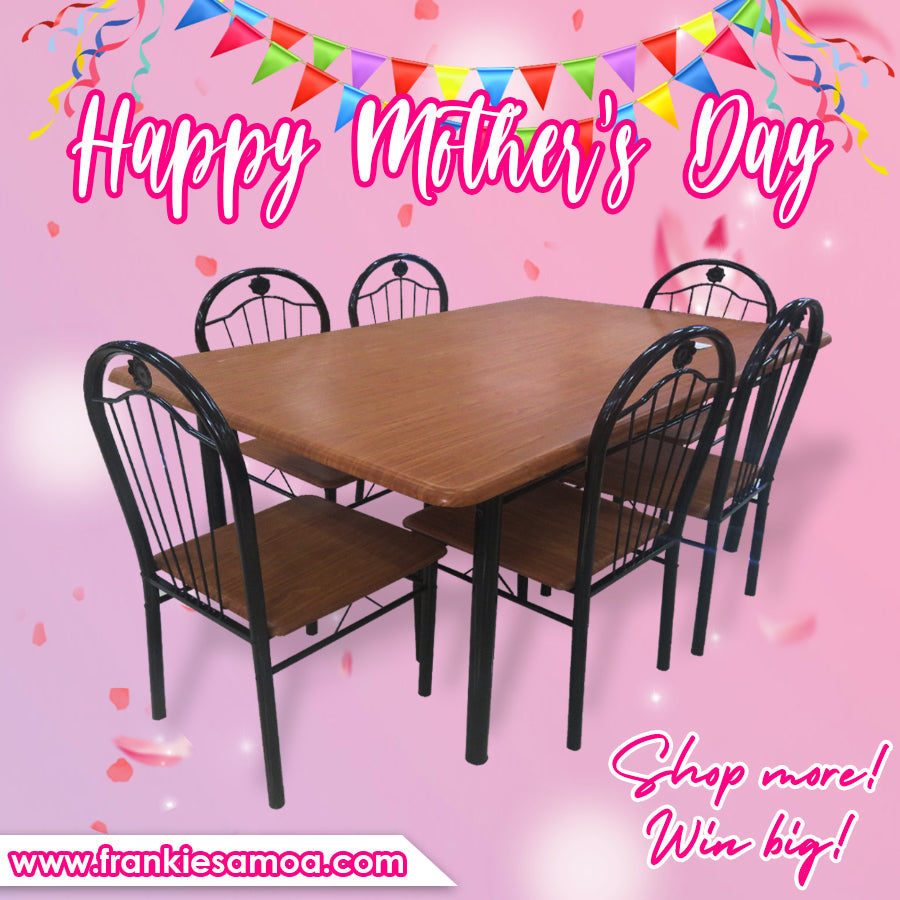 Dinner Table W/6Chairs #YS-D602 [Limited Stocks]