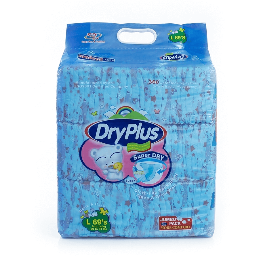 Dryplus Diaper Large Jumbo 69'S - Frankie Supermarket